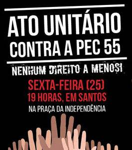 Cartaz do ato unificado