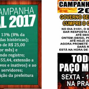 Banner da campanha salarial