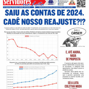Boletim Servidores na Luta #134 (fevereiro de 2025)