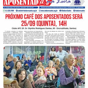 Boletim APOSENTADOS NA LUTA #7 (julho de 2025)