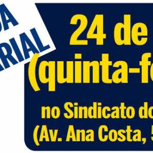 Cartaz da assembleia