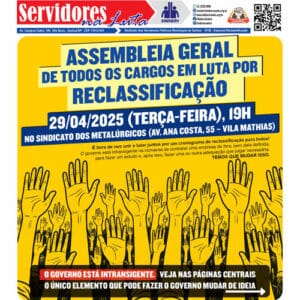 Boletim Servidores na Luta #136 (abril de 2025)