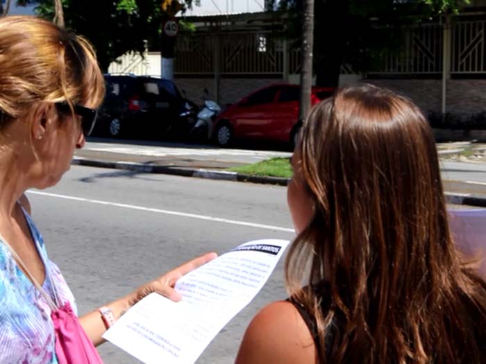 Manifestação contra insegurança