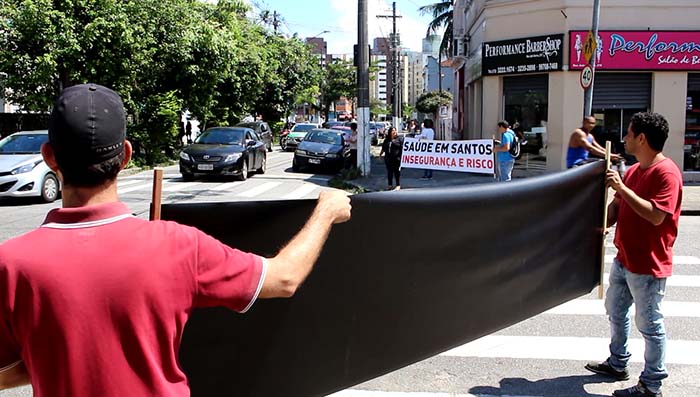 Manifestação contra insegurança