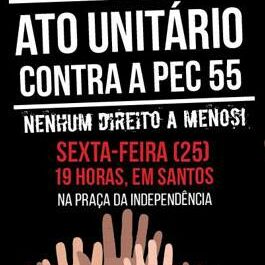 Cartaz do ato unificado