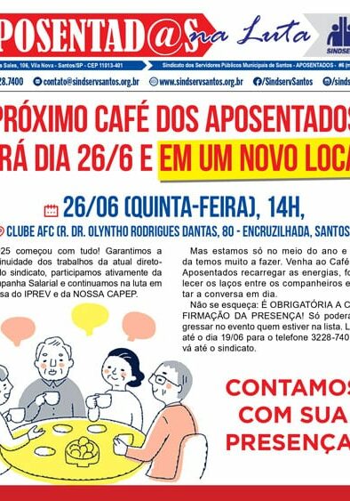 Boletim APOSENTADOS NA LUTA #6 (maio de 2025)