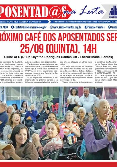 Boletim APOSENTADOS NA LUTA #7 (julho de 2025)