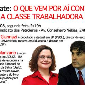 Cartaz do debate