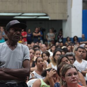 Severino em uma das assembleias da greve de 2017